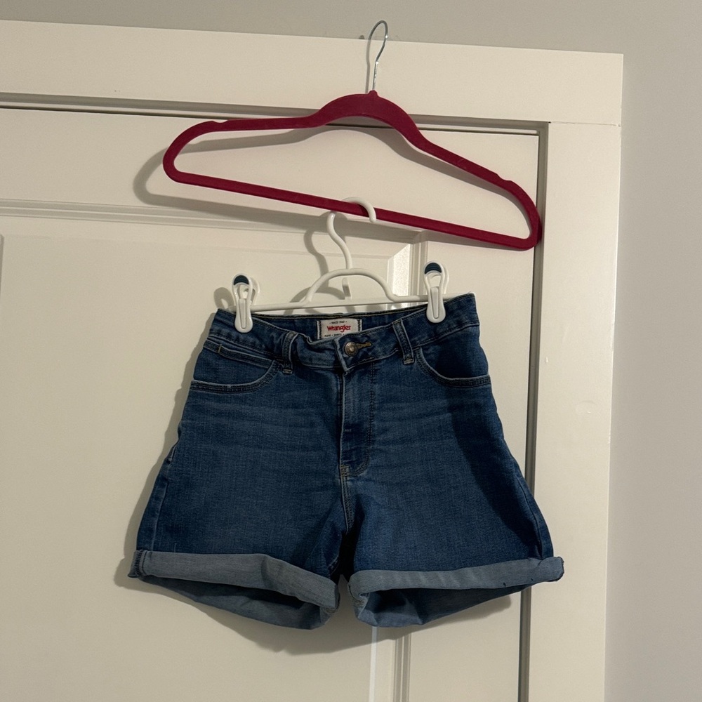 Wrangler Dark Blue Jean Shorts